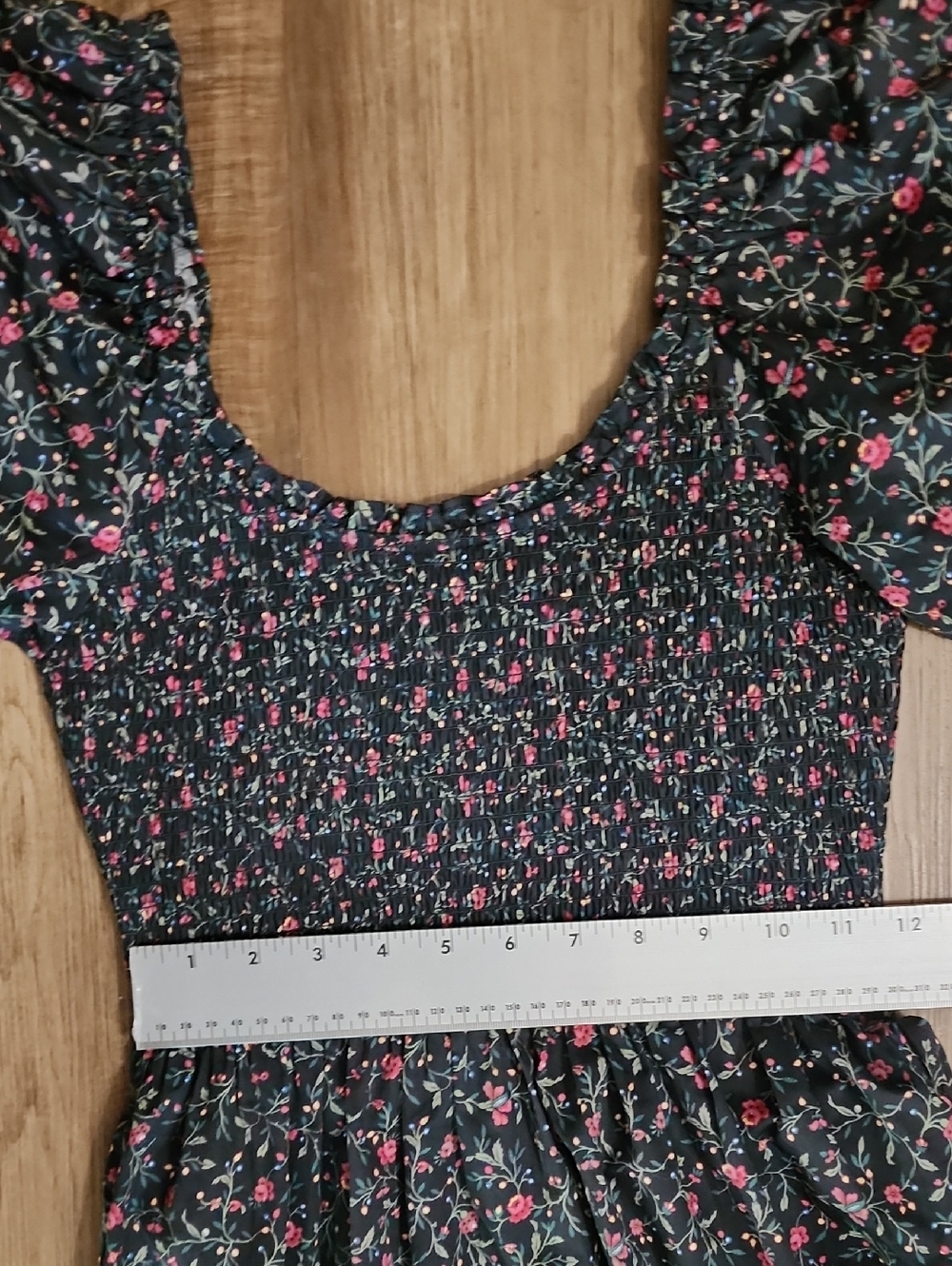 Hill House Home Louisa Nap Dress Florentine Ditsy Forest Floral Smocked Midi - Picture 12 of 14